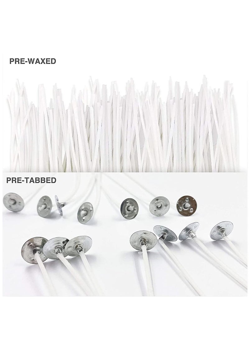 SOLARAE 150 Pieces Cotton Candle Wicks, 10cm/15cm/20cm Low Smoke Natural Candle Wick, Wicks for Candle Making and Candle DIY - Image 2