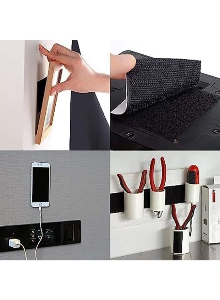 Generic Heavy Duty Double Sided Resealable Mounting Tape Waterproof Indoor Outdoor Adhesive Tapes for Picture Frame and Hardware Black (2m x 2.5cm)  - Image 4