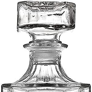 BIG CART BIG CART Whisky Bottle Decanter European Style Square Decanter with Lid for Whisky, Wine, Beer, Scotch, Vodka, Bourbon, Liquor | Pitcher Bottle (1000 ml)(1Pcs)  - Image 4