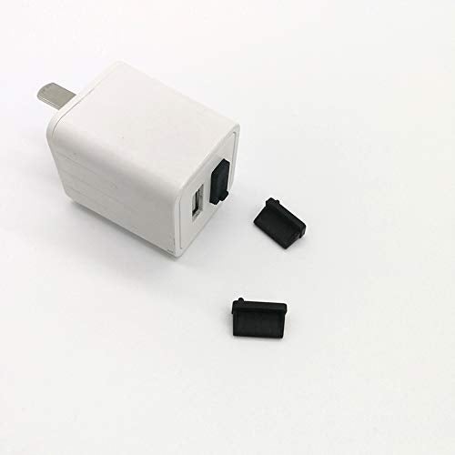 Lampvpath 32 Pcs USB Port Standard-A,USB Type A Female Anti Dust Cover Plugs Protector Stopper Cap for Desktop PC Laptops Black - Image 3