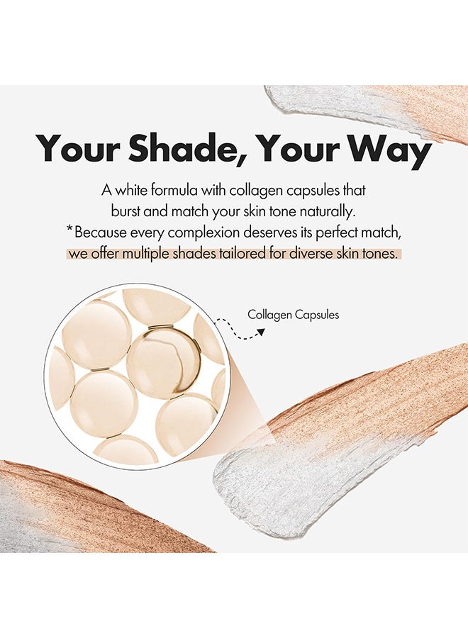 zephoco Color Changing Foundation Stick, V - Color-Changing Foundation Stick With Concealer, Medium To Full Coverage Cream Stick Hydrating Makeup, Dual-Ended With Soft Brush For Flawless Look, Portable & Travel-Friendly (Dark Skin) - Image 2