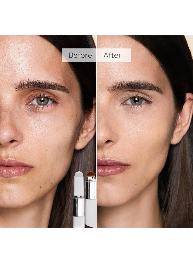 zephoco Color Changing Foundation Stick, V - Color-Changing Foundation Stick With Concealer, Medium To Full Coverage Cream Stick Hydrating Makeup, Dual-Ended With Soft Brush For Flawless Look, Portable & Travel-Friendly (Dark Skin) - Image 4