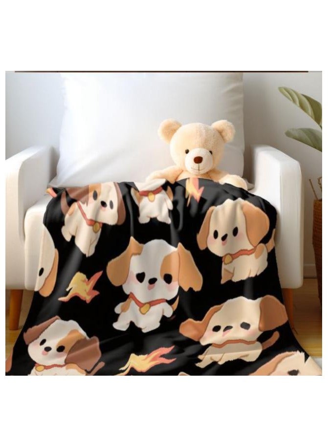 عام بطانية رقيقة من الفانيلا (دافئة ومريحة، ومناسبة للنوم، واستخدام الألعاب، وإزالة الغبار والرمل) 150 سم * 200 سم - 758 - Image 1