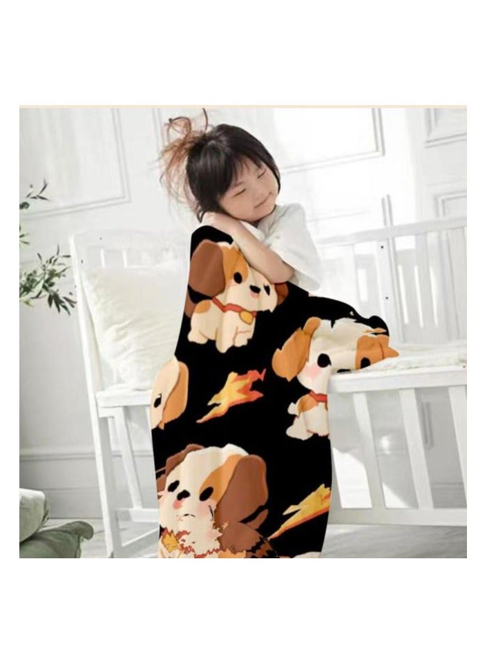 عام بطانية رقيقة من الفانيلا (دافئة ومريحة، ومناسبة للنوم، واستخدام الألعاب، وإزالة الغبار والرمل) 150 سم * 200 سم - 758 - Image 3