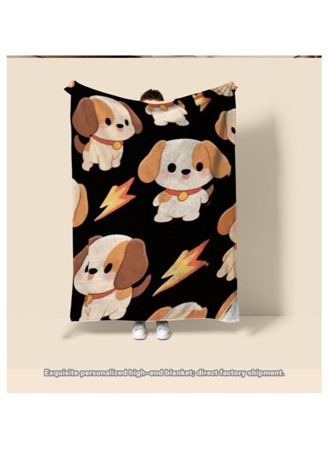 عام بطانية رقيقة من الفانيلا (دافئة ومريحة، ومناسبة للنوم، واستخدام الألعاب، وإزالة الغبار والرمل) 150 سم * 200 سم - 758 - Image 4