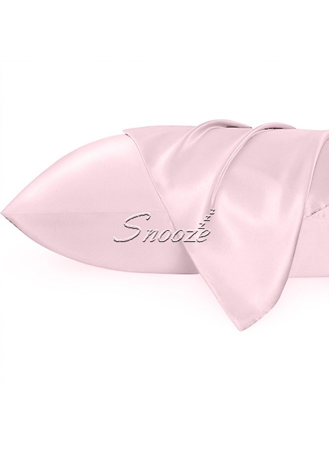 snooze - Snooze, Satin Pillowcase for Hair and Skin, 48*70 cm, Pink - Image 1