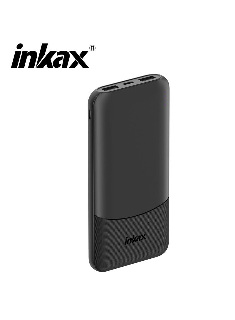 Inkax PB-28 10000 mAh Fast Charge Polymer Power Bank with LED Display - Image 1