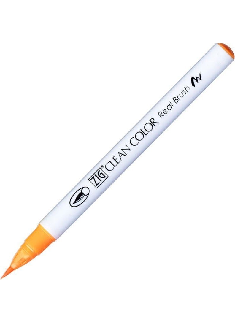 Zig Zıg 002 Clean Color Real Brush Neon Orange  - Image 2