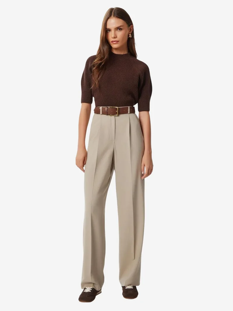 Happiness İstanbul ISTANBUL Pleated Straight Leg Pants