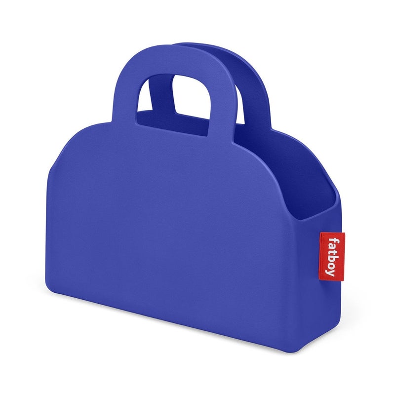 Fatboy Sjopper-Kees Shopper Bag | Carries up to 10 kg | Lightweight | Holds water with no leaks | Stands up on its own | 47 x 17 x 44 cm | Ethylene-vinyl acetate | Shock Blue - Image 1