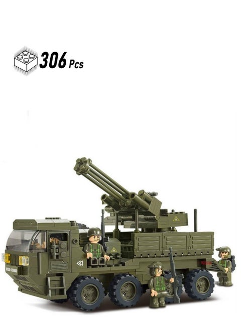 Sluban M38-B0302 Heavy Transporter Building Block Construction Set (306Piece)