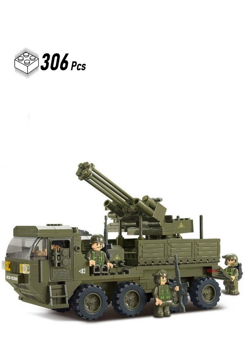 Sluban - Sluban M38-B0302 Heavy Transporter Building Block Construction Set (306Piece) - Image 1