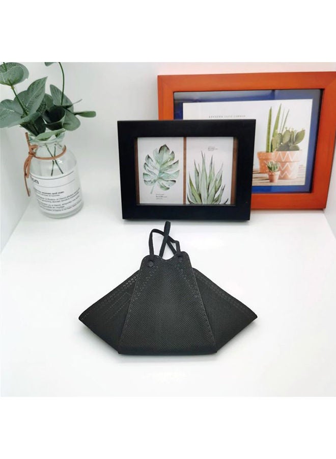 نيبمينينت مجموعة من 5 أقنعة للوجه N95 FFP2 بفلتر طبقات، لون أسود - Image 2