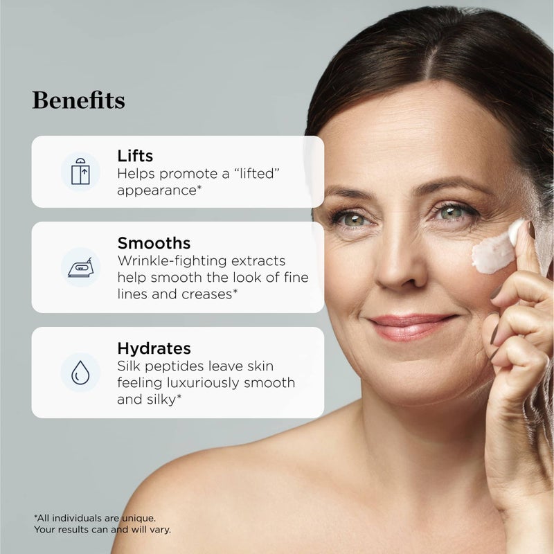 Beverly Hills MD Lift & Firm Sculpting Cream- Tighten & Tone Skin, Anti-Aging Lotion for Smooth, Moisturized Complexion- Lift and Smooth Face, Neck, DÃ©colletÃ© w/Silk Peptides, + Aloe Vera, Vitamin E - Image 1