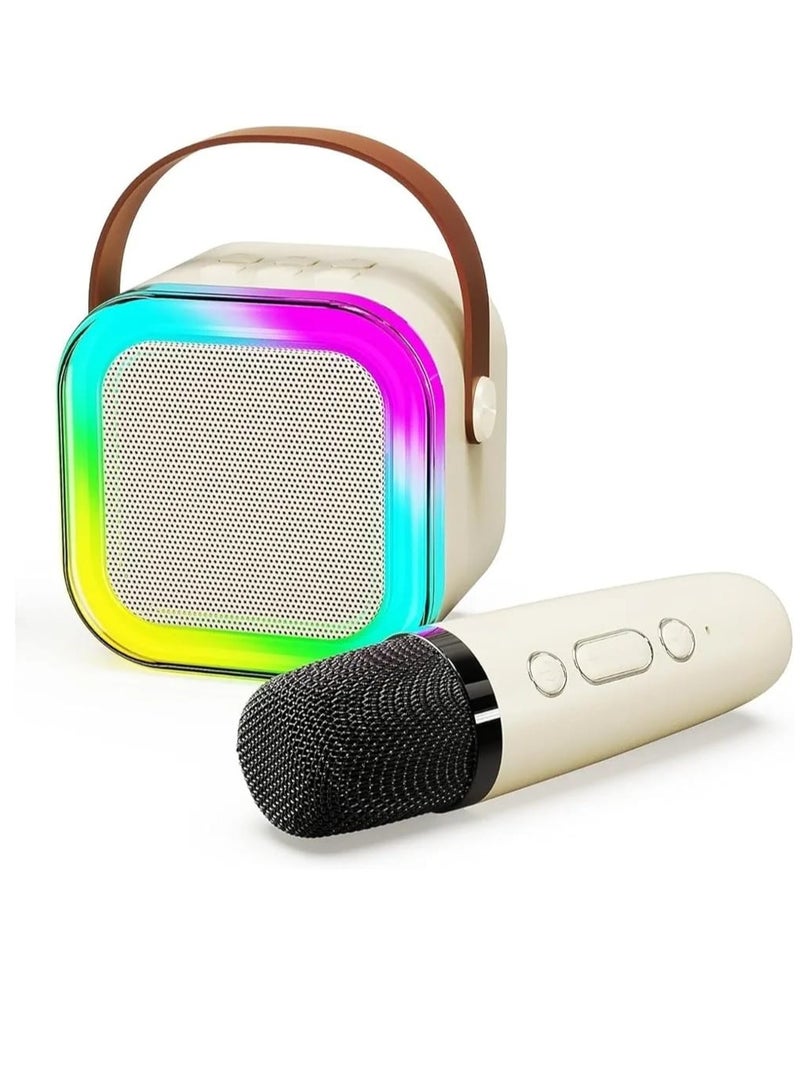 K12 Colorful Bluetooth Speaker with Karaoke Mic System for Home Portable Mini Wireless Speaker with Mike for House Parties Birthday Gifts Events  - Image 1
