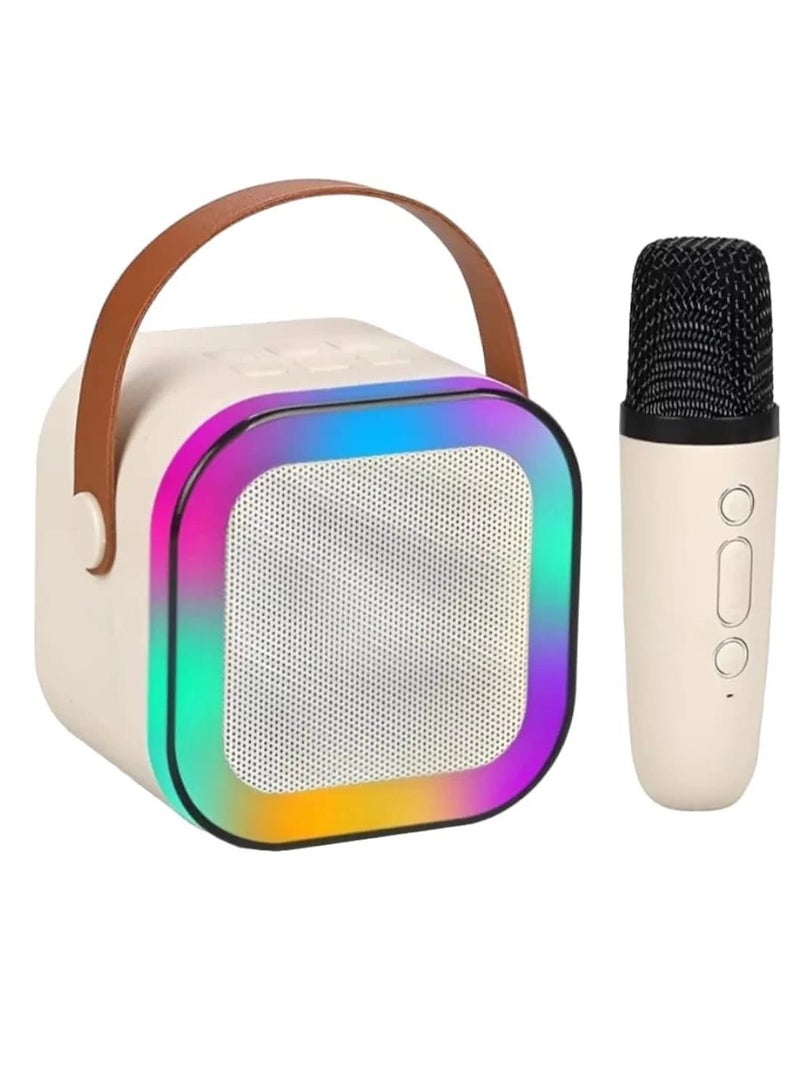 K12 Colorful Bluetooth Speaker with Karaoke Mic System for Home Portable Mini Wireless Speaker with Mike for House Parties Birthday Gifts Events  - Image 2