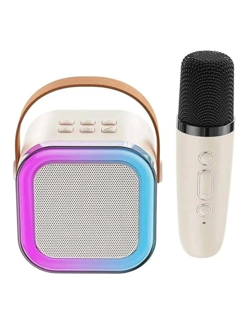 K12 Colorful Bluetooth Speaker with Karaoke Mic System for Home Portable Mini Wireless Speaker with Mike for House Parties Birthday Gifts Events  - Image 4