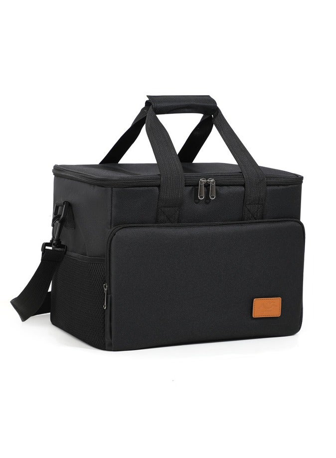 أوزيغالور حقيبة غداء كبيرة معزولة بسعة 22 لترًا، حقيبة حمل محمولة مع حزام قابل للتعديل، مقاومة للتسرب ومقاومة للماء للنزهات - Image 1