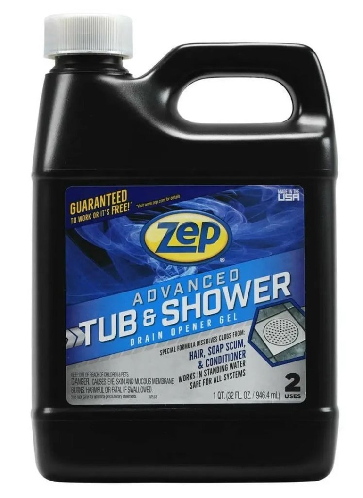 Zep New! Zep Advanced Tub and Shower Drain Opener Gel 32 Ounce  - Image 1