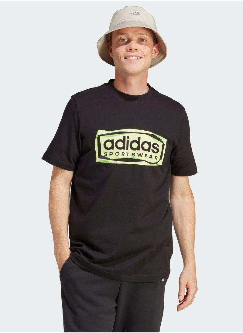 Adidas - Folded Sportswear T-Shirt - Image 1