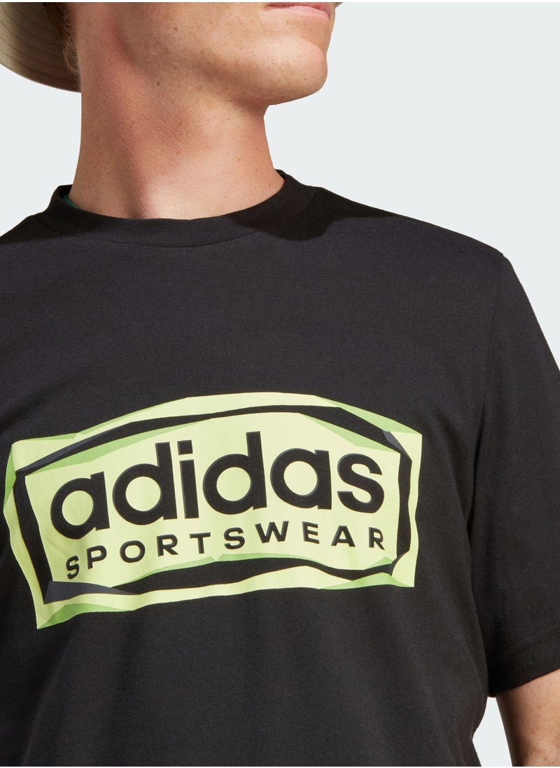 Adidas - Folded Sportswear T-Shirt - Image 1