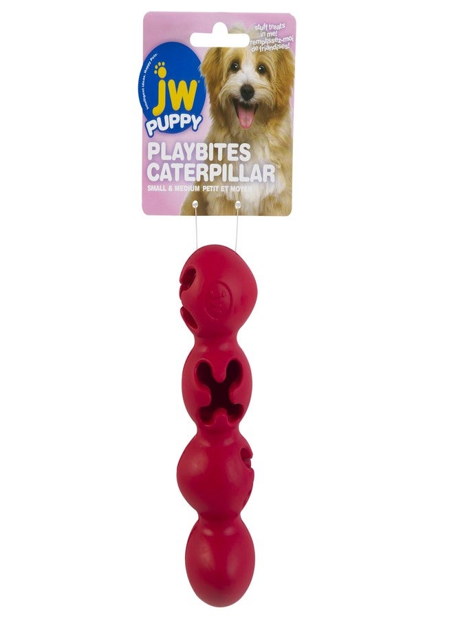 JW Playbites Caterpillar Treat Dispenser Toy - Image 1