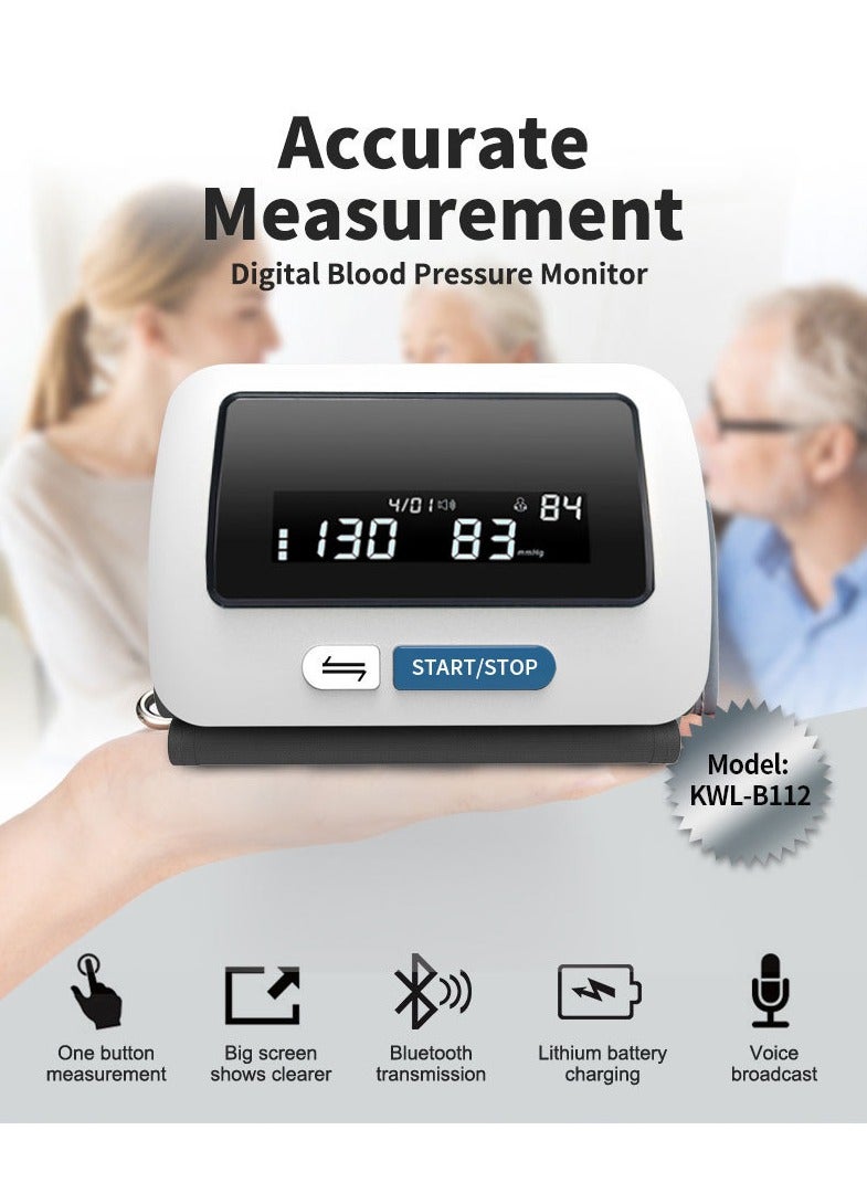 Ru syanl Bluetooth Blood Pressure Monitor for Home Use Portable Digital BP Cuff Upper Arm Machine with Voice Broadcast Function  - Image 2