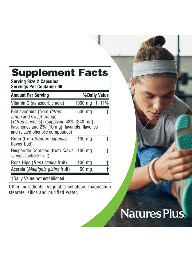 Nature's Plus سوبر سي كومبلكس 180 كبسولة - Image 3