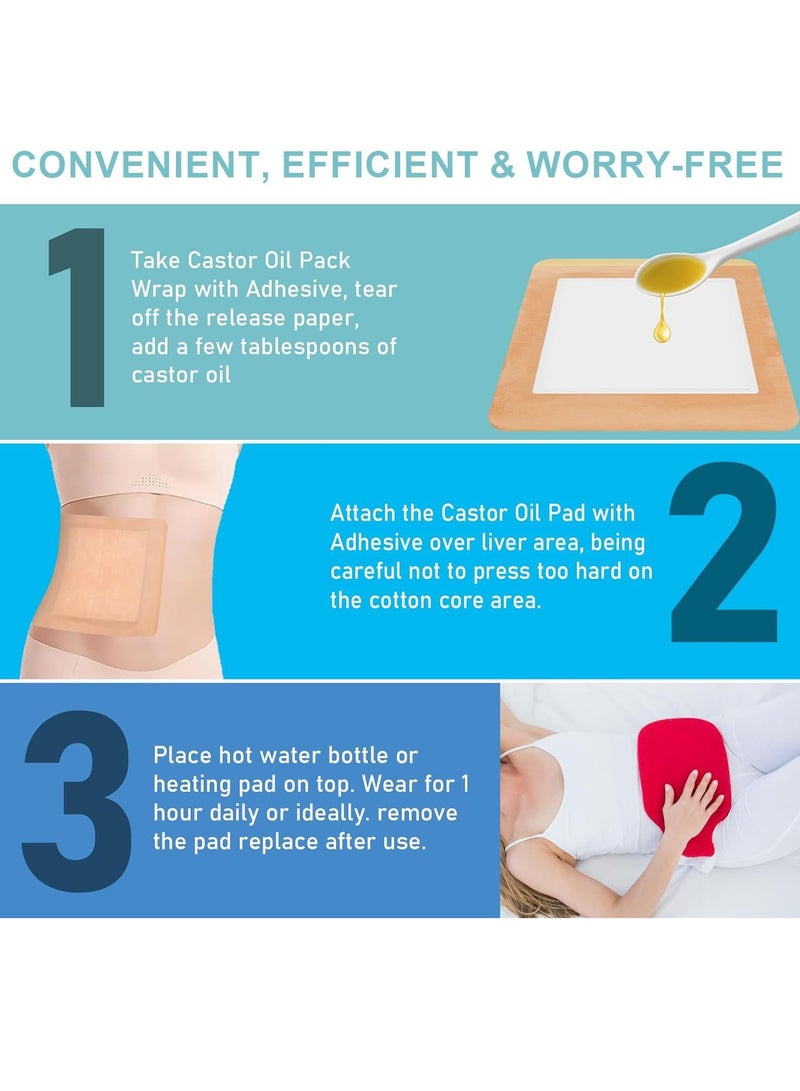 general Close-fitting castor oil bag, castor oil bag, portable and lightweight castor oil care bag - Image 4