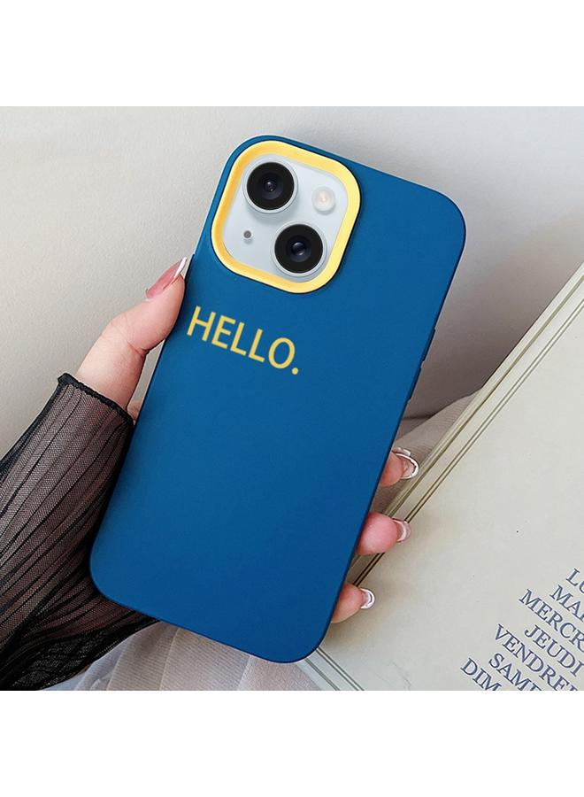S-TOP Case For iPhone 15 HELLO Word PC Hybrid TPU Phone Case - Image 1