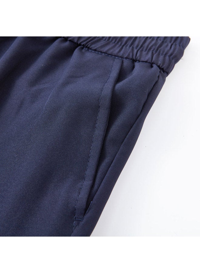 Tucano men's Casual Pants With Elastic Drawstring Waist, Breathable Spring/summer Versatile Straight-leg Trousers - Image 5