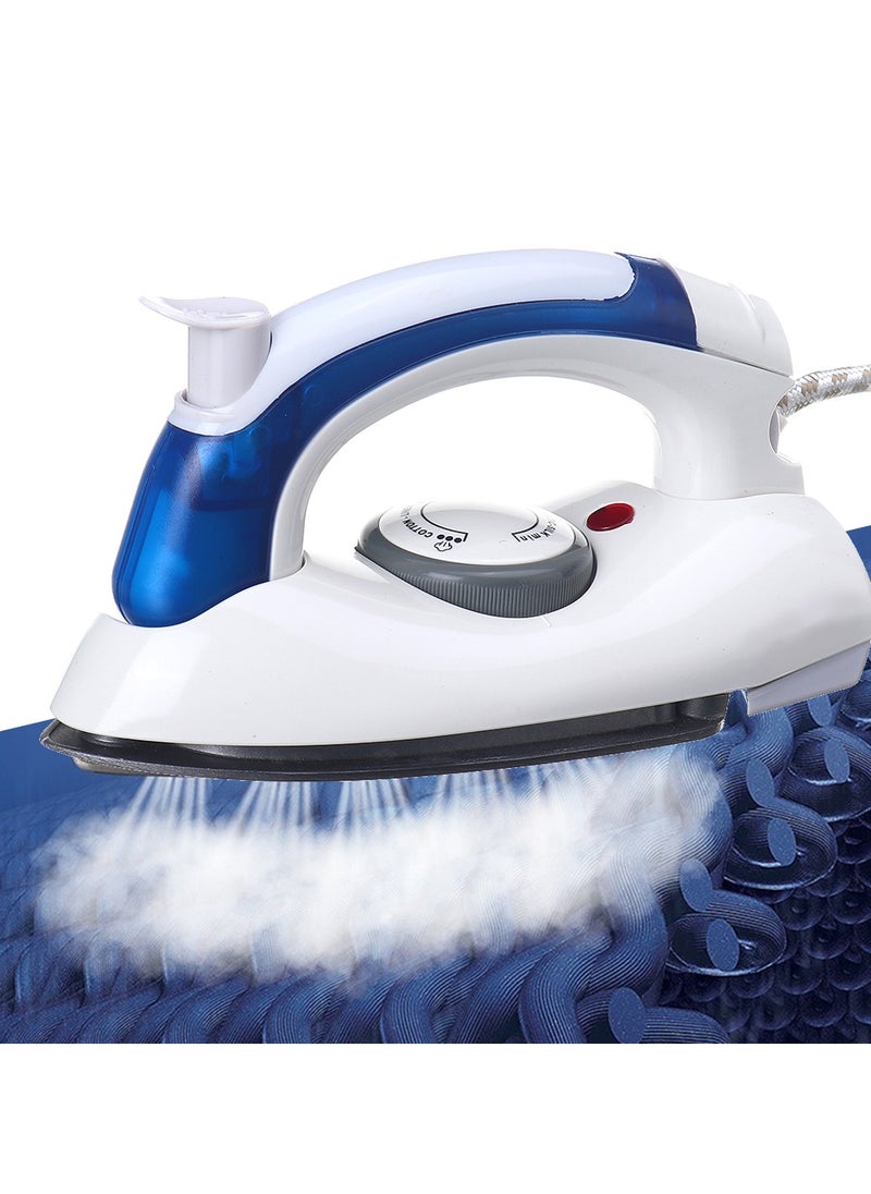 DubaiGallery - Travel Iron Portable Steam Iron for Clothes Handheld Steamer Mini Iron Non-Stick Sole Plate Dry Iron - Image 1