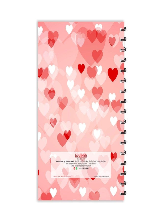 ESCAPER I Love You on Clips Diary, Ruled - A5 Size - 8.5 x 5.5 inches Love Diary, Propose Diary, Diary Notepad, Diary for Boys, Diary for Girls, Diary for Kids, Diary for Office, Diary for Gift - Image 3