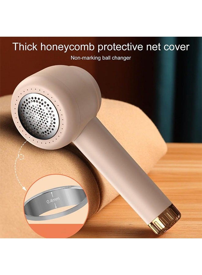 Rechargeable Lint Remover with Digital Display, Long Battery Life, Portable Design, Ergonomic Handle (Beige) - Image 5