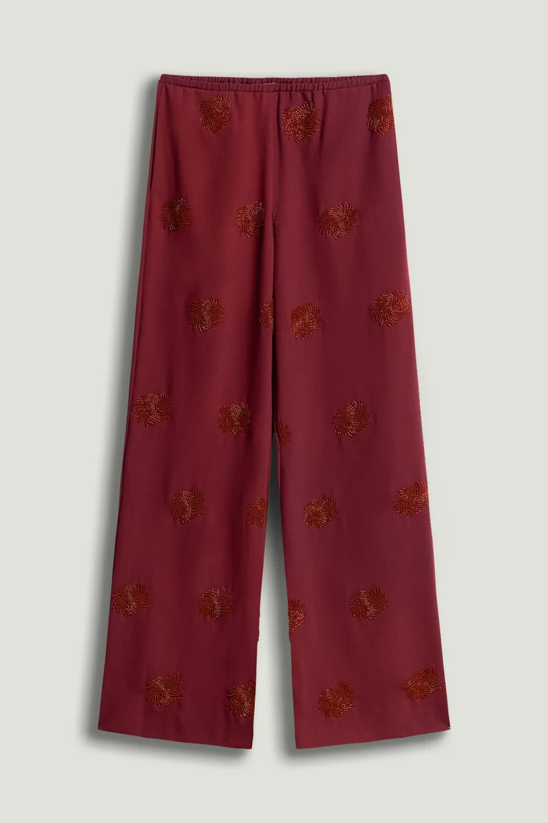 Nocturne  Embellished Bootcut Pants for Women | Best Price UAE