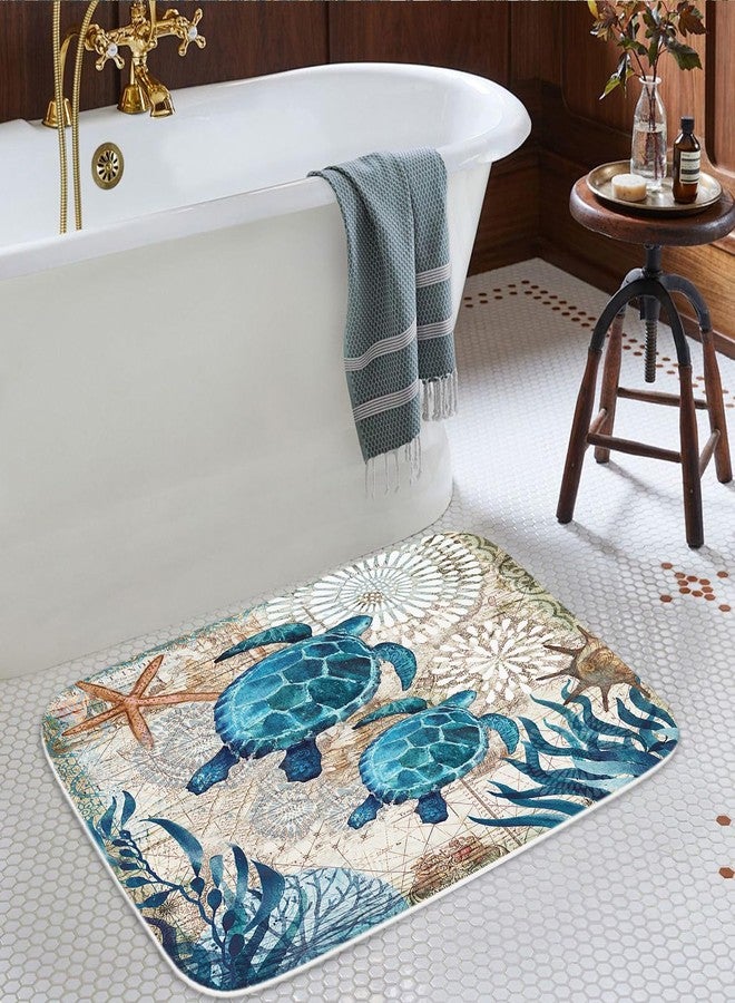 Final Friday Coral Velvet Bath Rugs Non Slip Shower Mat for Bathroom Decor Sets Door Rug with Rubber Backing Absorbent Kitchen Floor Carpet 17" x 24" - Image 2