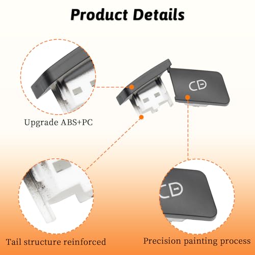 BJchiwu Passenger Side Door Lock Switch Button Replacement Fit for Mercedes-Benz W204 C180 C200 C300 C63,E-Class W212 E200 E300 E350 E400 E63,X204/X166/W166/W117/W218/CLA/CLS#2049058402(Right Side) - Image 3