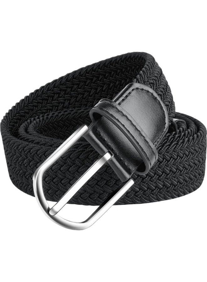 JEVI Jiweinanshi No-Drill Woven Belt, Elastic Canvas Belt For Men And Women, Korean Style Versatile Student Trouser Belt - Image 3