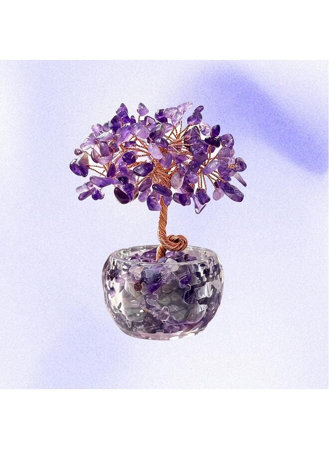 يُسلِّم تُعد هذه الزينة الكريستالية لشجرة الحياة، وهي شجرة من الأحجار الكريمة تمثل سبعة شاكرات، وشجرة للطاقة الروحية، مناسبة لوضعها على المكاتب، وفي المكاتب، وفي ديكور المنزل. - Image 2