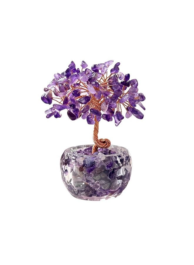 يُسلِّم تُعد هذه الزينة الكريستالية لشجرة الحياة، وهي شجرة من الأحجار الكريمة تمثل سبعة شاكرات، وشجرة للطاقة الروحية، مناسبة لوضعها على المكاتب، وفي المكاتب، وفي ديكور المنزل. - Image 1