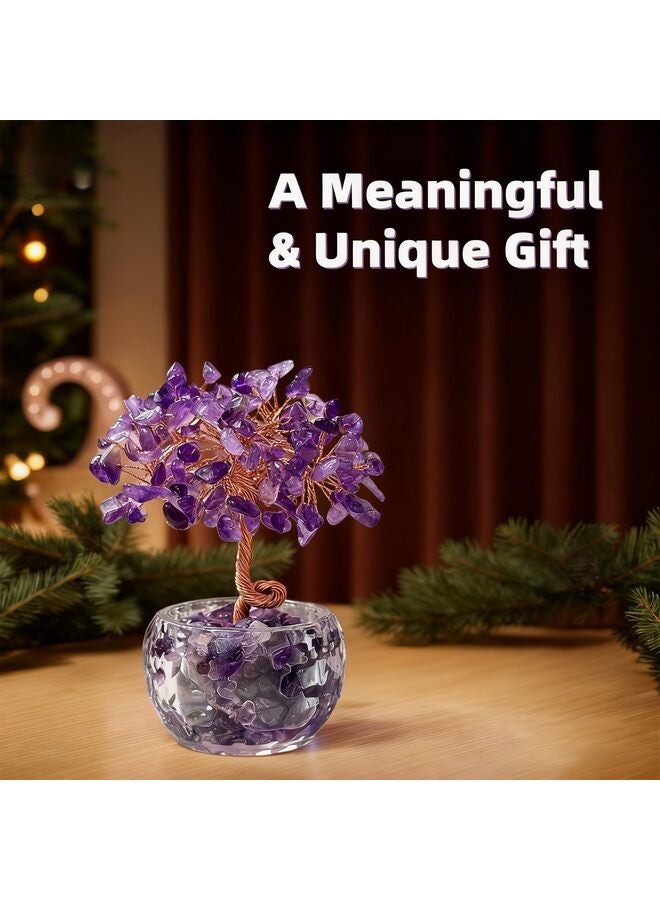 يُسلِّم تُعد هذه الزينة الكريستالية لشجرة الحياة، وهي شجرة من الأحجار الكريمة تمثل سبعة شاكرات، وشجرة للطاقة الروحية، مناسبة لوضعها على المكاتب، وفي المكاتب، وفي ديكور المنزل. - Image 4