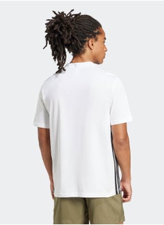 Adidas Essential 3 Stripe T-Shirt  - Image 2