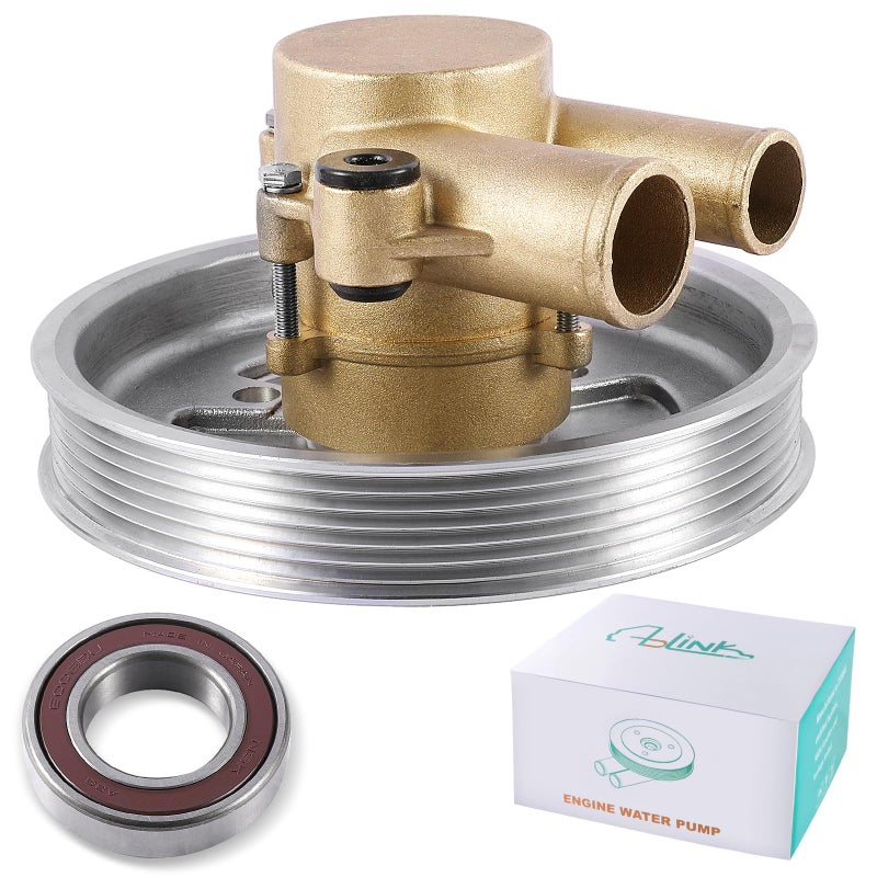 AULINK 21212799 NSK Bearing Raw Sea Water Pump For Volvo Penta 43L 50L 57L V8 V6 GXI GL Replace 3812519 Crankshaft Mounted Sea Water Pump - Image 2