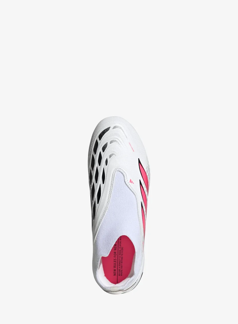 اديداس حذاء كرة قدم الملاعب الصلبة للأطفال Predator League Laceless