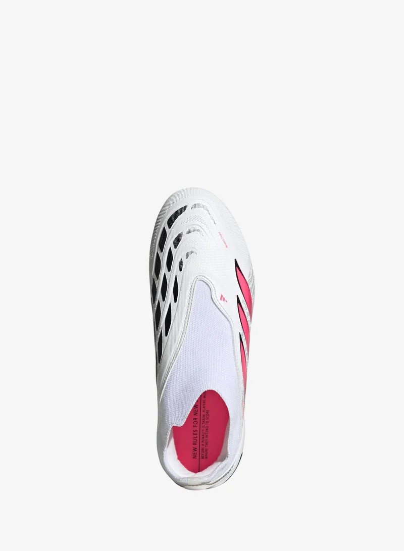 اديداس حذاء كرة قدم الملاعب الصلبة للأطفال Predator League Laceless