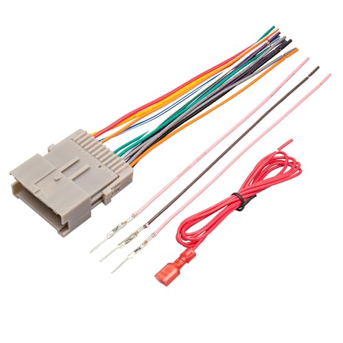 RED WOLF هارنس توصيل ستيريو RED WOLF مناسب لسيارات GMC Envoy Sierra Chevy Silverado Impala من 2002-2008 - Image 1