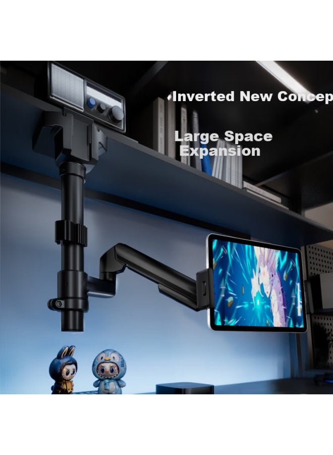 Brateck Beihu Inverted Tablet Stand Ipad Computer Inverted Mount Tablet Arm Monitor Bracket Floating Support E350pd+p200 Black - Image 4