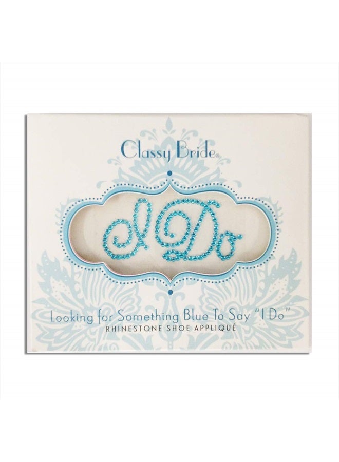 Classy Bride I Do Stickers for Bridal Shoes – Rhinestone Wedding Shoe Stickers for Wedding Day – Ideal Bachelorette Gift for Brides or Bride Gift - Image 3