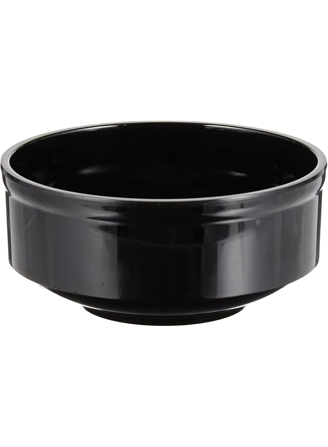 Horeca Black Straight Soup Bowl 11cm