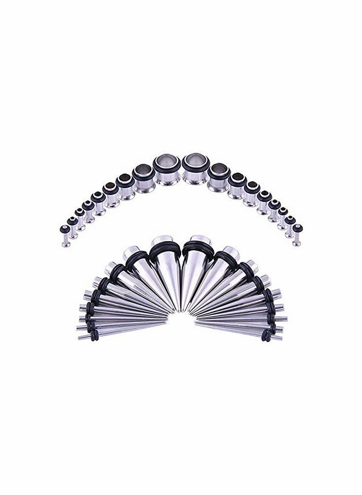 KASTWAVE Ear Gauges Stretching Kit 36Pcs - Image 1